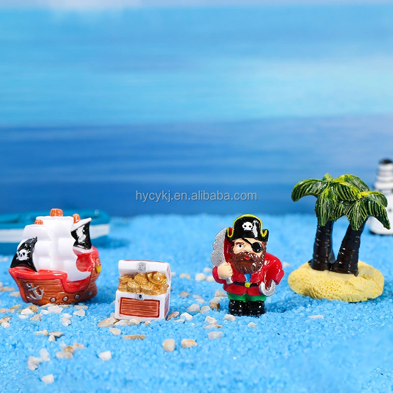 Pirate Theme Micro Landscape Nautical Decor