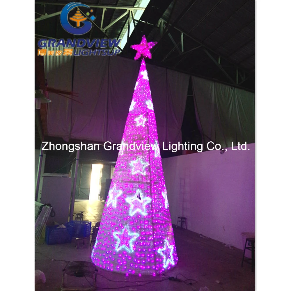 Pink LED Christmas Tree Light for Christmas Decoration